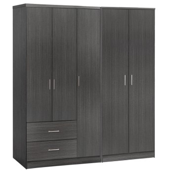 ΝΤΟΥΛΑΠΑ 5ΦΥΛΛΗ CAESAR HM21234.01 ΜΕΛΑΜΙΝΗ ΧΡΩΜΑ ZEBRANO 150x42.5x181Υεκ