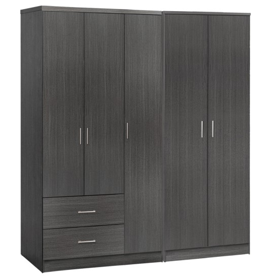 ΝΤΟΥΛΑΠΑ 5ΦΥΛΛΗ CAESAR HM21234.01 ΜΕΛΑΜΙΝΗ ΧΡΩΜΑ ZEBRANO 150x42.5x181Υεκ