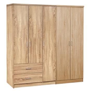 ΝΤΟΥΛΑΠΑ 5ΦΥΛΛΗ CAESAR HM21234.02 ΜΕΛΑΜΙΝΗ ΧΡΩΜΑ SONAMA 150x42.5x181Υεκ