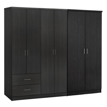 ΝΤΟΥΛΑΠΑ 6ΦΥΛΛΗ BLAKELY HM21235.01 ΜΕΛΑΜΙΝΗ ΧΡΩΜΑ ZEBRANO 201x43x181Υεκ