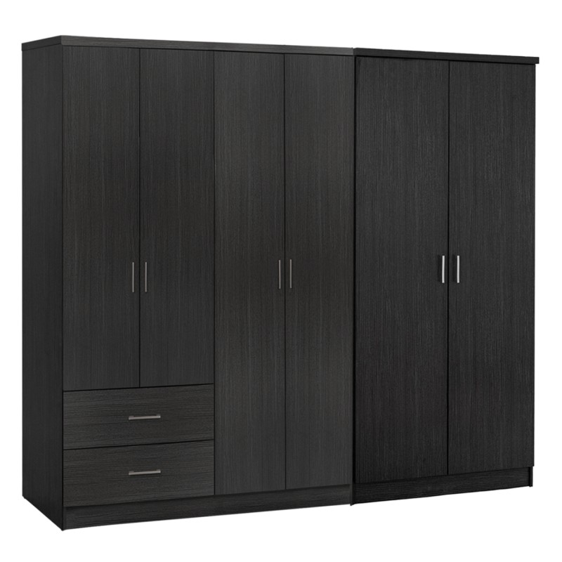 ΝΤΟΥΛΑΠΑ 6ΦΥΛΛΗ BLAKELY HM21235.01 ΜΕΛΑΜΙΝΗ ΧΡΩΜΑ ZEBRANO 201x43x181Υεκ