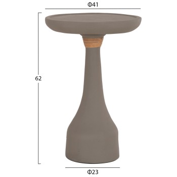 ΒΟΗΘΗΤΙΚΟ ΤΡΑΠΕΖΙ ΓΙΑ ΛΑΜΠΑΤΕΡ TORG HM18170.03 FIBER CEMENT ΓΚΡΙ Φ41x62Υεκ.