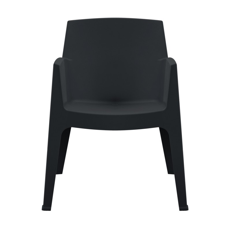 ΠΟΛΥΘΡΟΝΑ ΠΟΛΥΠΡΟΠΥΛΕΝΙΟΥ SLEEK HM6370.02 ΜΑΥΡΗ 68x63x82,5Υεκ.