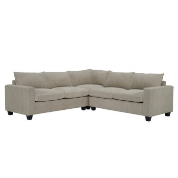 ΓΩΝΙΑΚΟΣ ΚΑΝΑΠΕΣ CALDER HM3286.03 ΜΠΕΖ ΥΦΑΣΜΑ 254x254x91Υεκ.