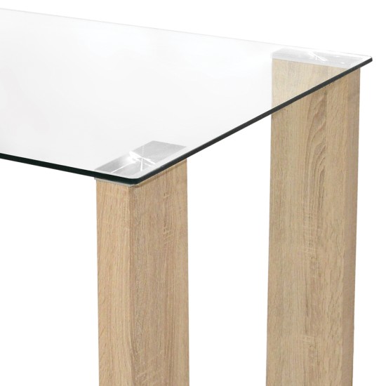 ΣΕΤ ΤΡΑΠΕΖΑΡΙΑΣ 5ΤΜΧ LEOMOR HM21270.02 ΤΡΑΠΕΖΙ & 4 ΚΑΡΕΚΛΕΣ - ΚΑΦΕ ΥΦΑΣΜΑ