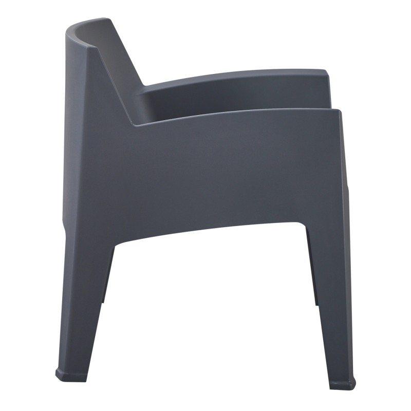 ΠΟΛΥΘΡΟΝΑ ΠΟΛΥΠΡΟΠΥΛΕΝΙΟΥ LOUNGE SLEEK HM6365.10 ΓΚΡΙ 62x68x73Υεκ.