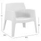 ΣΕΤ LOUNGE 3ΤΜΧ SLEEK HM21274.01 ΛΕΥΚΟ ΠΟΛΥΠΡΟΠΥΛΕΝΙΟ ΣΕΤ LOUNGE 3ΤΜΧ SLEEK HM21274.01 ΛΕΥΚΟ ΠΟΛΥΠΡΟΠΥΛΕΝΙΟ