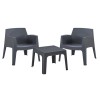 ΣΕΤ LOUNGE 3ΤΜΧ SLEEK HM21274.10 ΓΚΡΙ ΠΟΛΥΠΡΟΠΥΛΕΝΙΟ