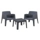 ΣΕΤ LOUNGE 3ΤΜΧ SLEEK HM21274.10 ΓΚΡΙ ΠΟΛΥΠΡΟΠΥΛΕΝΙΟ ΣΕΤ LOUNGE 3ΤΜΧ SLEEK HM21274.10 ΓΚΡΙ ΠΟΛΥΠΡΟΠΥΛΕΝΙΟ