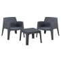 ΣΕΤ LOUNGE 3ΤΜΧ SLEEK HM21274.10 ΓΚΡΙ ΠΟΛΥΠΡΟΠΥΛΕΝΙΟ