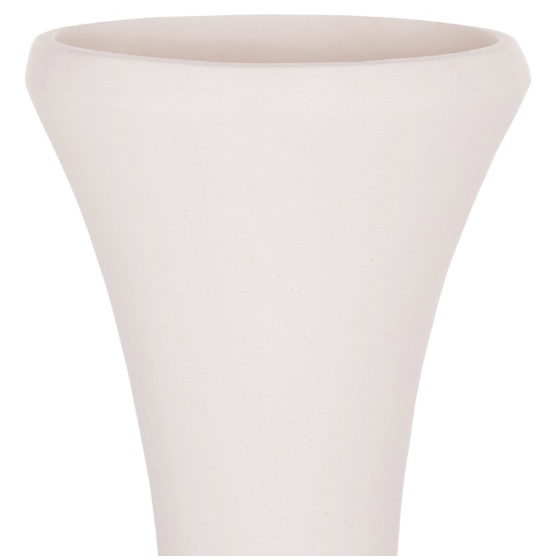 ΔΙΑΚΟΣΜΗΤΙΚΟ ΒΑΖΟ ΔΑΠΕΔΟΥ NEBULA HM4660.02S FIBER CEMENT ΛΕΥΚΟ--ΞΥΛΟ ΤΕΑΚ Φ45x115Υεκ