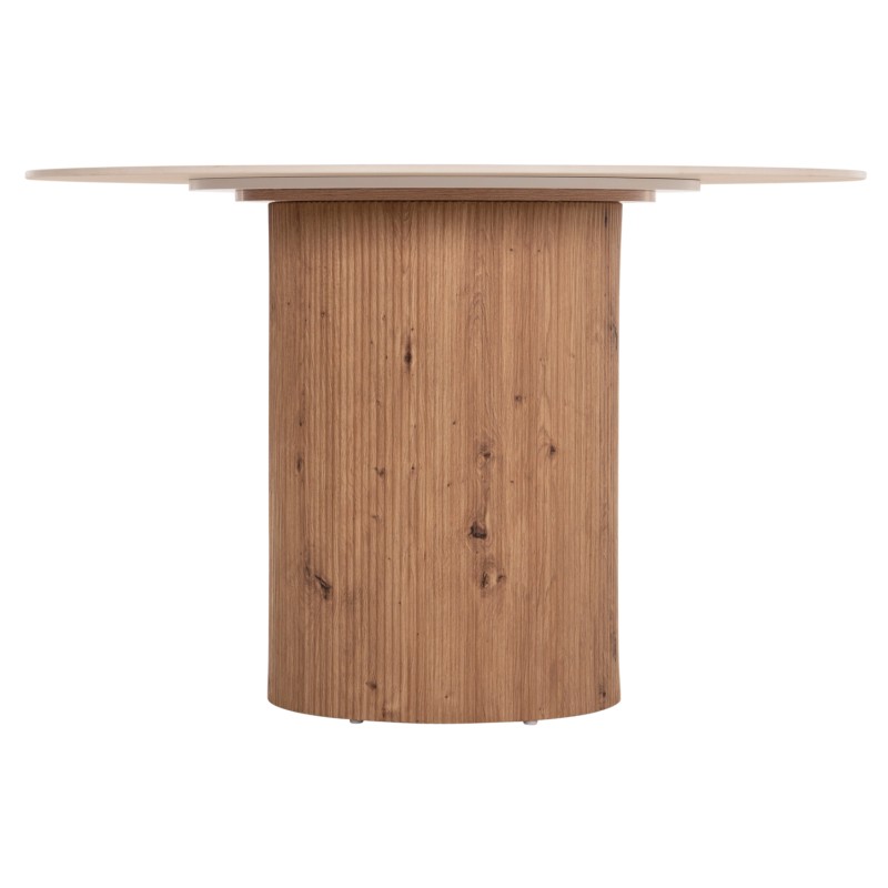 ΤΡΑΠΕΖΙ ΤΡΑΠΕZΑΡΙΑΣ TWIL HM18324 ΚΕΡΑΜΙΚΟ TOP ΟΨΗ ΤΡΑΒΕΡΤΙΝΑΣ-MDF ΒΑΣΗ Φ120x76Υεκ