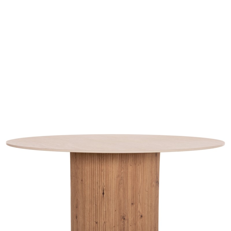 ΤΡΑΠΕΖΙ ΤΡΑΠΕZΑΡΙΑΣ TWIL HM18324 ΚΕΡΑΜΙΚΟ TOP ΟΨΗ ΤΡΑΒΕΡΤΙΝΑΣ-MDF ΒΑΣΗ Φ120x76Υεκ