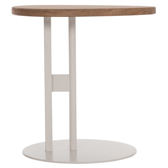 ΒΟΗΘΗΤΙΚΟ ΤΡΑΠΕΖΙ ΟΒΑΛ ALPER HM18328 MDF SONAMA--ΜΕΤΑΛΛΟ ΛΕΥΚΟ 50x50x51Υεκ. ΒΟΗΘΗΤΙΚΟ ΤΡΑΠΕΖΙ ΟΒΑΛ ALPER HM18328 MDF SONAMA--ΜΕΤΑΛΛΟ ΛΕΥΚΟ 50x50x51Υεκ.