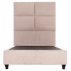 ΚΡΕΒΑΤΙ ΜΟΝΟ MILO HM652.32 ΜΠΕΖ TEDDY ΥΦΑΣΜΑ ΓΙΑ ΣΤΡΩΜΑ 90x200εκ