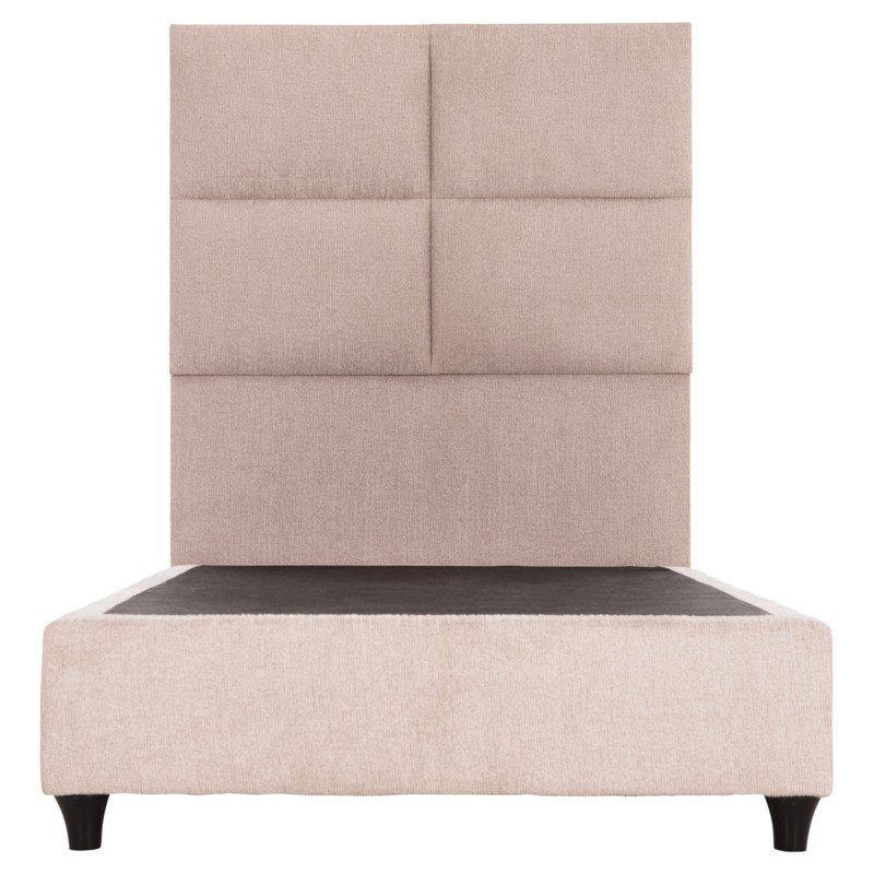 ΚΡΕΒΑΤΙ ΜΟΝΟ MILO HM652.32 ΜΠΕΖ TEDDY ΥΦΑΣΜΑ ΓΙΑ ΣΤΡΩΜΑ 90x200εκ
