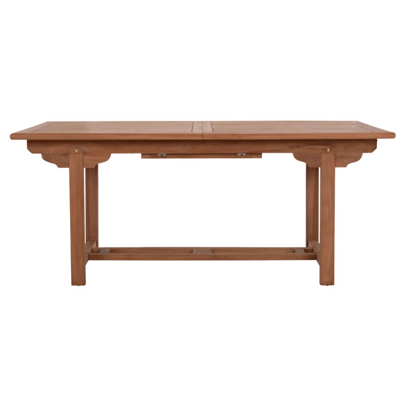 TΡΑΠΕΖΙ ΤΡΑΠΕΖΑΡΙΑΣ ΑΝΟΙΓΟΜΕΝΟ CRANDER HM6376 ΞΥΛΟ TEAK ΣΕ ΦΥΣΙΚΟ 180-240x100x76Υεκ