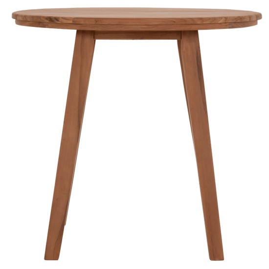 TΡΑΠΕΖΙ ΤΡΑΠΕΖΑΡΙΑΣ ΣΤΡΟΓΓΥΛΟ DANTE HM6379 ΞΥΛΟ TEAK Φ80x75Υεκ. TΡΑΠΕΖΙ ΤΡΑΠΕΖΑΡΙΑΣ ΣΤΡΟΓΓΥΛΟ DANTE HM6379 ΞΥΛΟ TEAK Φ80x75Υεκ.