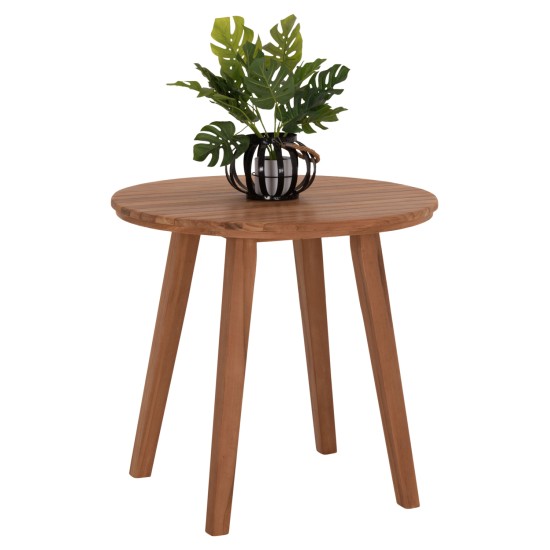 TΡΑΠΕΖΙ ΤΡΑΠΕΖΑΡΙΑΣ ΣΤΡΟΓΓΥΛΟ DANTE HM6379 ΞΥΛΟ TEAK Φ80x75Υεκ. TΡΑΠΕΖΙ ΤΡΑΠΕΖΑΡΙΑΣ ΣΤΡΟΓΓΥΛΟ DANTE HM6379 ΞΥΛΟ TEAK Φ80x75Υεκ.