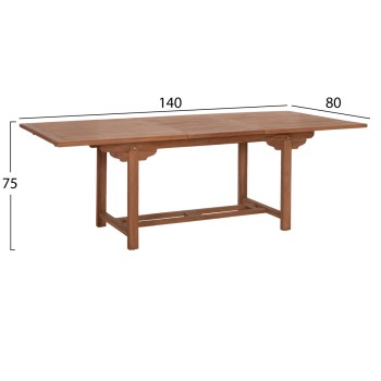 ΣΕΤ ΤΡΑΠΕΖΑΡΙΑΣ CRANDER HM21288 ΤΡΑΠΕΖΙ & 6 ΠΟΛΥΘΡΟΝΕΣ ΠΤΥΣΣΟΜΕΝΕΣ-ΤΕΑΚ