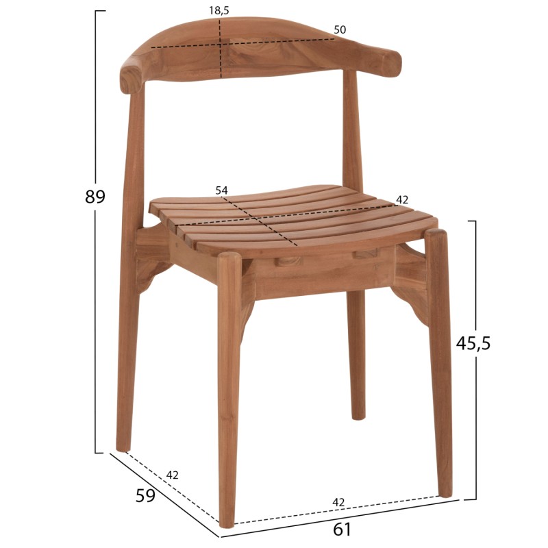 ΣΕΤ ΤΡΑΠΕΖΑΡΙΑΣ DONNY HM21292 ΤΡΑΠΕΖΙ ΕΠΕΚΤΕΙΝΟΜΕΝΟ & 6 ΠΟΛΥΘΡΟΝΕΣ--ΤΕΑΚ