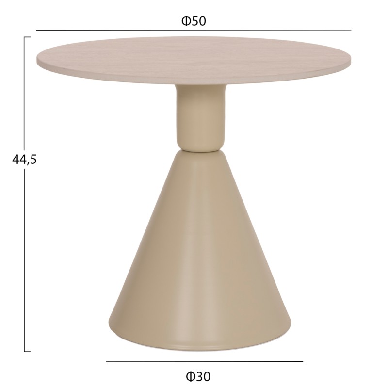 ΣΕΤ 2 ΤΡΑΠΕΖΙΑ ΣΑΛΟΝΙΟΥ JEN HM18305.04 ΜΕΤΑΛΛΟ ΣΑΜΠΑΝΙ-ΚΕΡΑΜΙΚΟ ΣΕ TRAVERTINE Φ50εκ & Φ70εκ