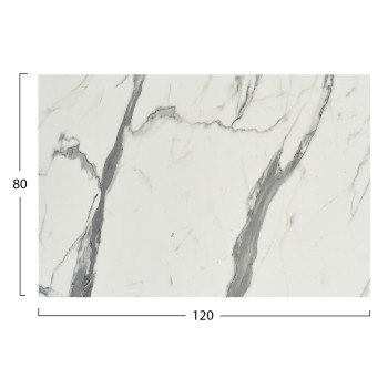 ΕΠΙΦΑΝΕΙΑ ΤΡΑΠΕΖΙΟΥ HPL ΟΡΘΟΓΩΝΙΑ HM5840.31 WHITE MARBLE 120x80εκ.