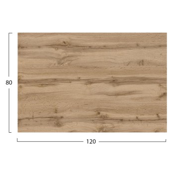 ΕΠΙΦΑΝΕΙΑ ΤΡΑΠΕΖΙΟΥ HPL ΟΡΘΟΓΩΝΙΑ HM5840.36 SONAMA OAK 120x80εκ.