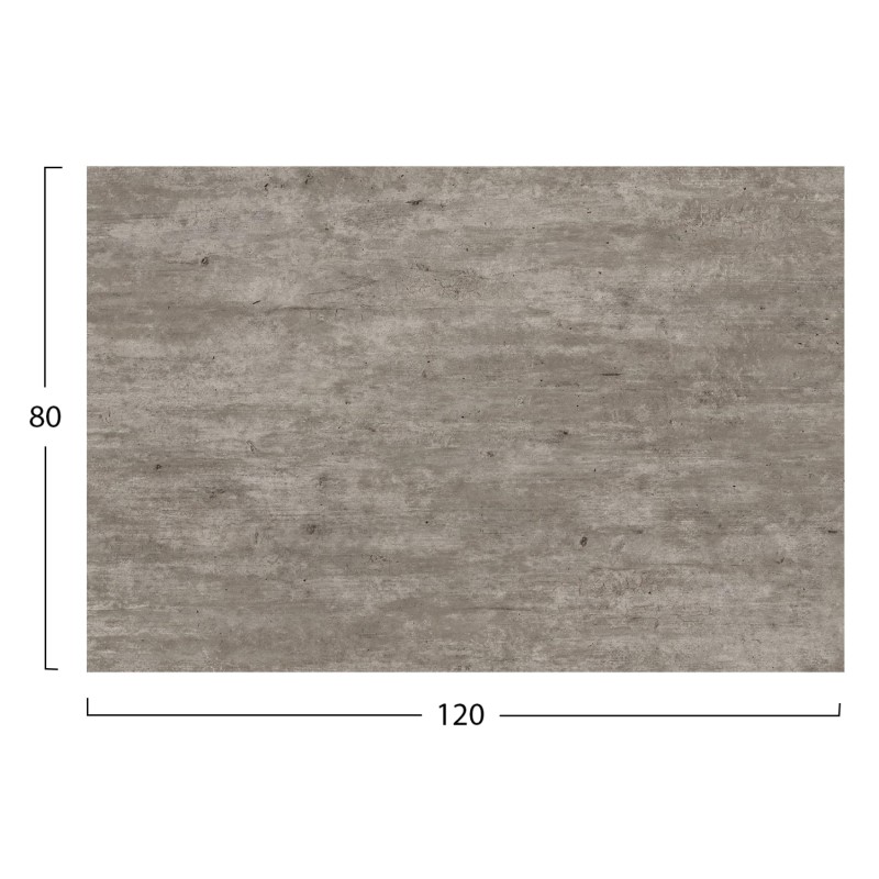 ΕΠΙΦΑΝΕΙΑ ΤΡΑΠΕΖΙΟΥ HPL ΟΡΘΟΓΩΝΙΑ HM5840.37 CONCRETE 120x80εκ.