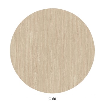 ΕΠΙΦΑΝΕΙΑ ΤΡΑΠΕΖΙΟΥ HPL ΣΤΡΟΓΓΥΛΗ HM5841.35 TRAVERTINE Φ60εκ.