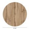 ΕΠΙΦΑΝΕΙΑ ΤΡΑΠΕΖΙΟΥ HPL ΣΤΡΟΓΓΥΛΗ HM6351.36 SONAMA OAK Φ120εκ.