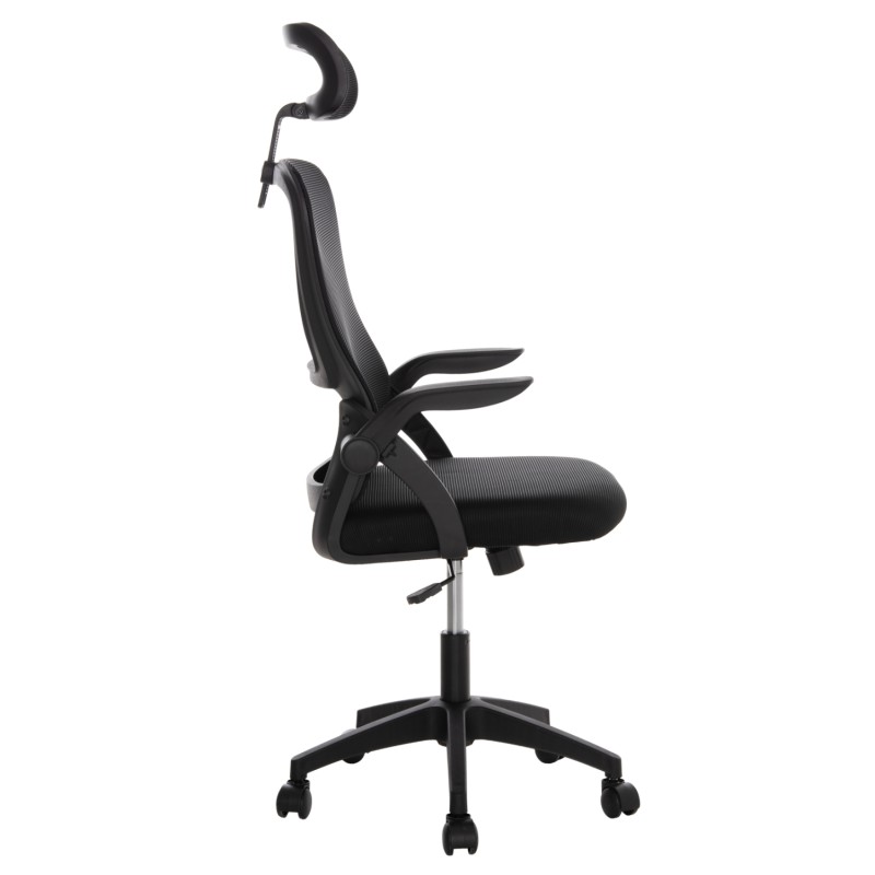 ΚΑΡΕΚΛΑ ΓΡΑΦΕΙΟΥ BLAZER HM1205.01 ΜΑΥΡΟ MESH-ΜΑΥΡΟΣ ΣΚΕΛΕΤΟΣ NYLON 60,5x47x85,5Υεκ.