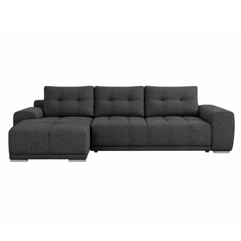 ΚΑΝΑΠΕΣ ΚΡΕΒΑΤΙ ΑΡΙΣΤΕΡΗ ΓΩΝΙΑ COMFYRA HM3336.01L ΓΚΡΙ ΥΦΑΣΜΑ 270x181x75Υεκ