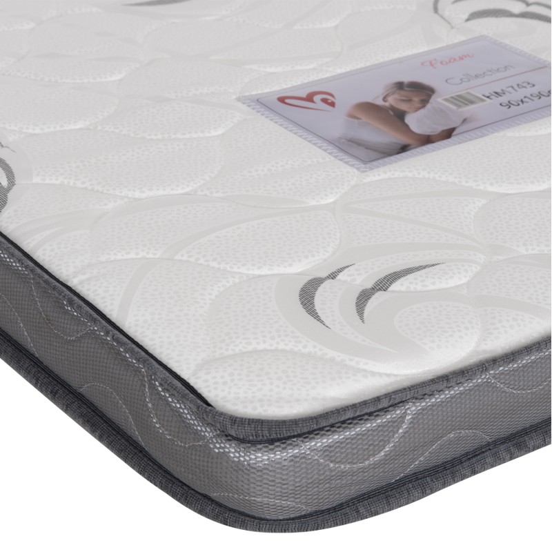 ΣΤΡΩΜΑ ΑΦΡΟΥ TRICO HM743 ΛΕΥΚΟ 90x190x10(πάχος)εκ.