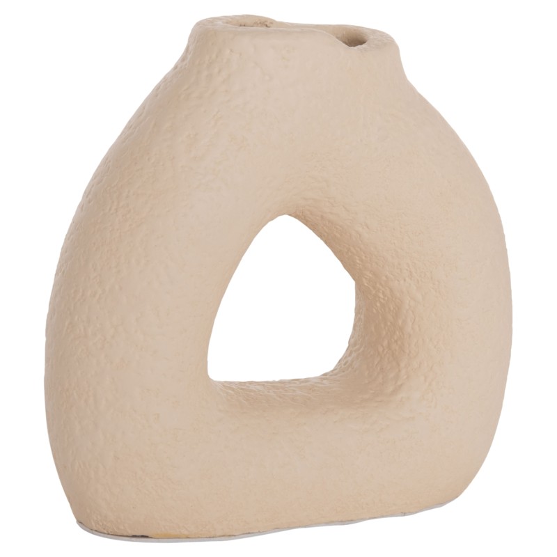 ΕΠΙΤΡΑΠΕΖΙΟ ΔΙΑΚΟΣΜΗΤΙΚΟ ΒΑΖΟ DECANT HM4667.02S ΤΕΡΑΚΟΤΑ ΣΕ ΚΡΕΜ--17.5x6.5x17Υεκ.