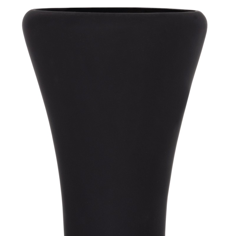 ΔΙΑΚΟΣΜΗΤΙΚΟ ΒΑΖΟ ΔΑΠΕΔΟΥ NEBULA HM4660.01L FIBER CEMENT ΜΑΥΡΟ--ΞΥΛΟ ΤΕΑΚ Φ45x172Υεκ