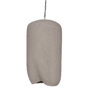 ΦΩΤΙΣΤΙΚΟ ΟΡΟΦΗΣ ΚΡΕΜΑΣΤΟ LOGKY HM4704.03L--FIBER CEMENT ΓΚΡΙ 35x35x67Υεκ