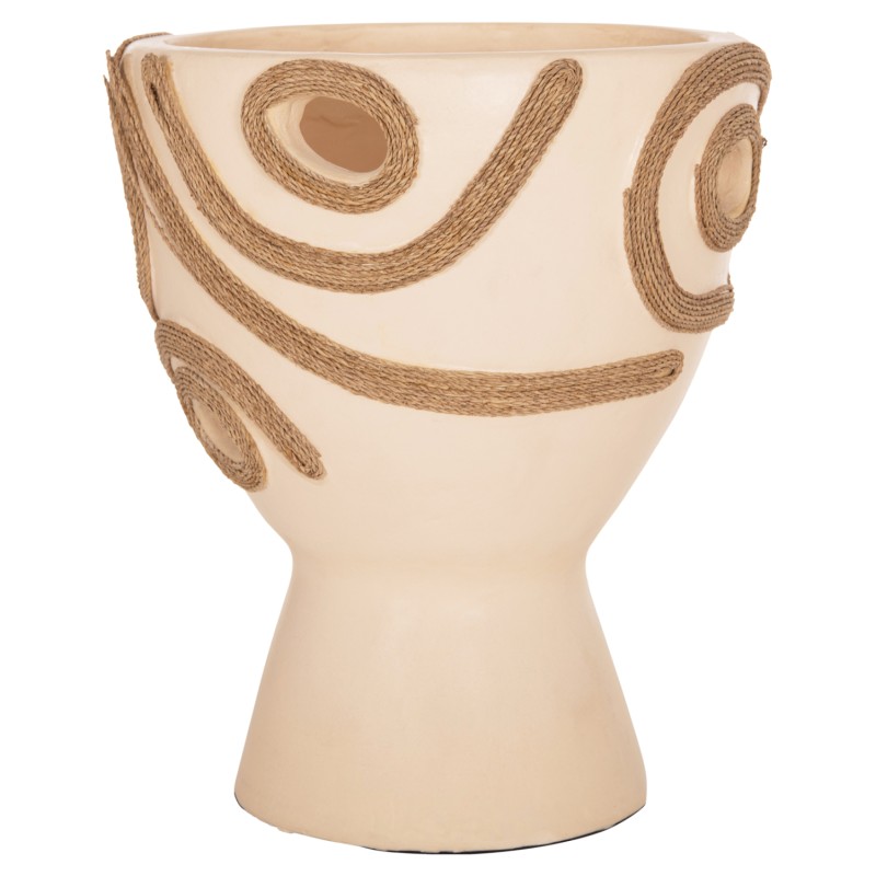 ΕΠΙΤΡΑΠΕΖΙΟ ΔΙΑΚΟΣΜΗΤΙΚΟ ΒΑΖΟ DEAN HM4678.02 ΤΕΡΑΚΟΤΑ ΣΕ ΚΡΕΜ--Φ25x28Υεκ.