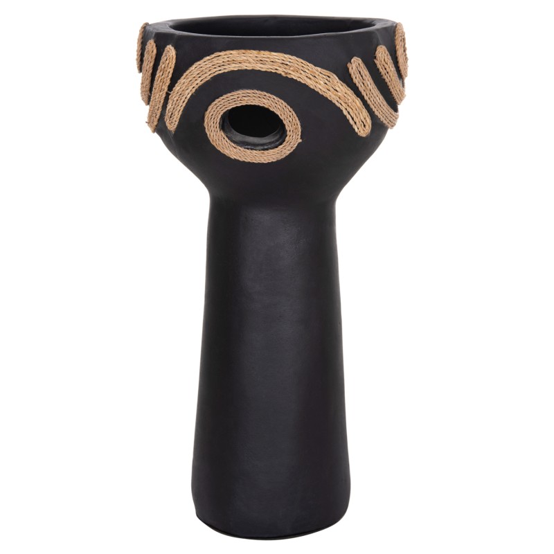 ΕΠΙΤΡΑΠΕΖΙΟ ΔΙΑΚΟΣΜΗΤΙΚΟ DEAN HM4679.01 ΜΑΥΡΗ ΤΕΡΑΚΟΤΑ & ΣΧΟΙΝΙ AGEL Φ18x35Υεκ