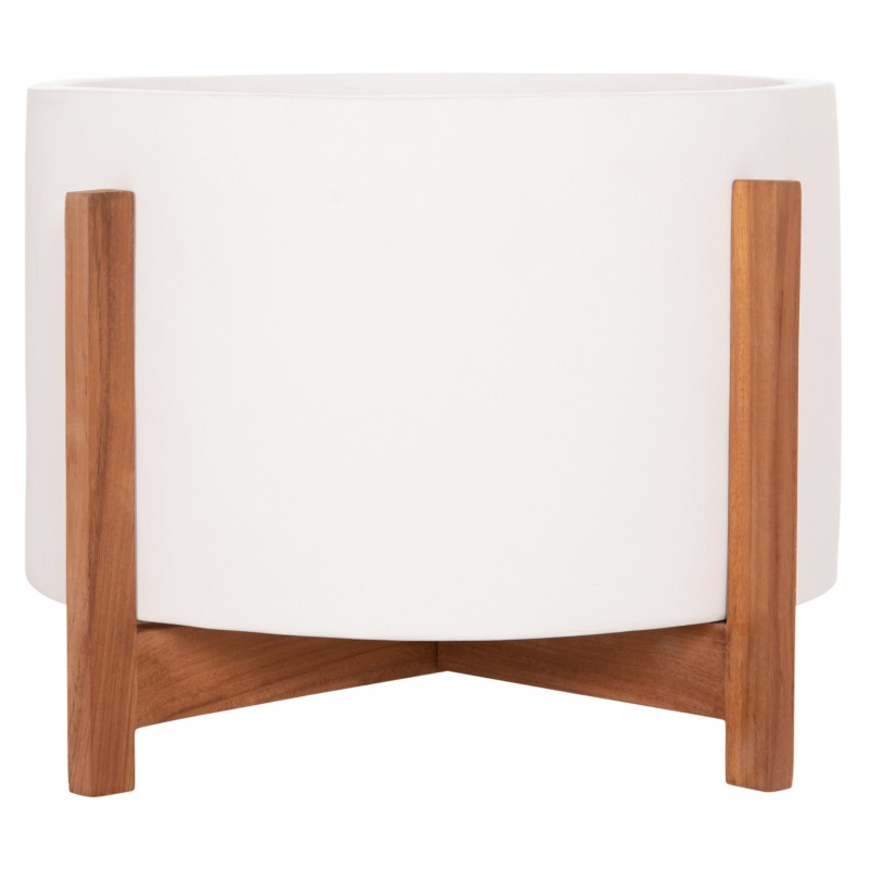 ΓΛΑΣΤΡΑ ΕΣΩΤ.ΧΩΡΟΥ HOFF HM4682.02L FIBER CEMENT ΛΕΥΚΟ-TEAK ΒΑΣΗ Φ50x35Υεκ