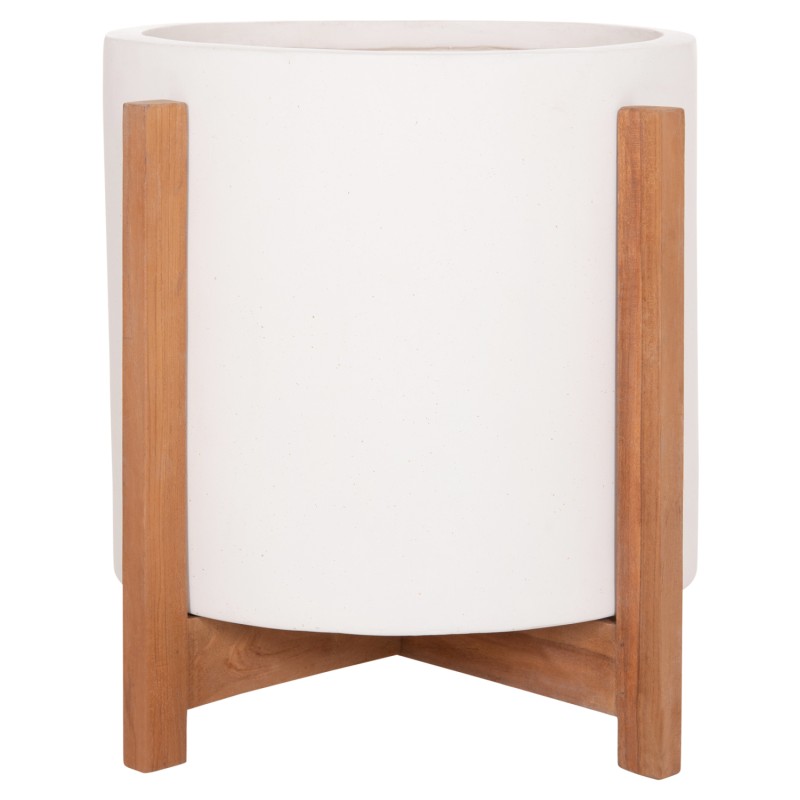 ΓΛΑΣΤΡΑ ΕΣΩΤ.ΧΩΡΟΥ HOFF HM4682.02M FIBER CEMENT ΛΕΥΚΟ-TEAK ΒΑΣΗ Φ40x39Υεκ