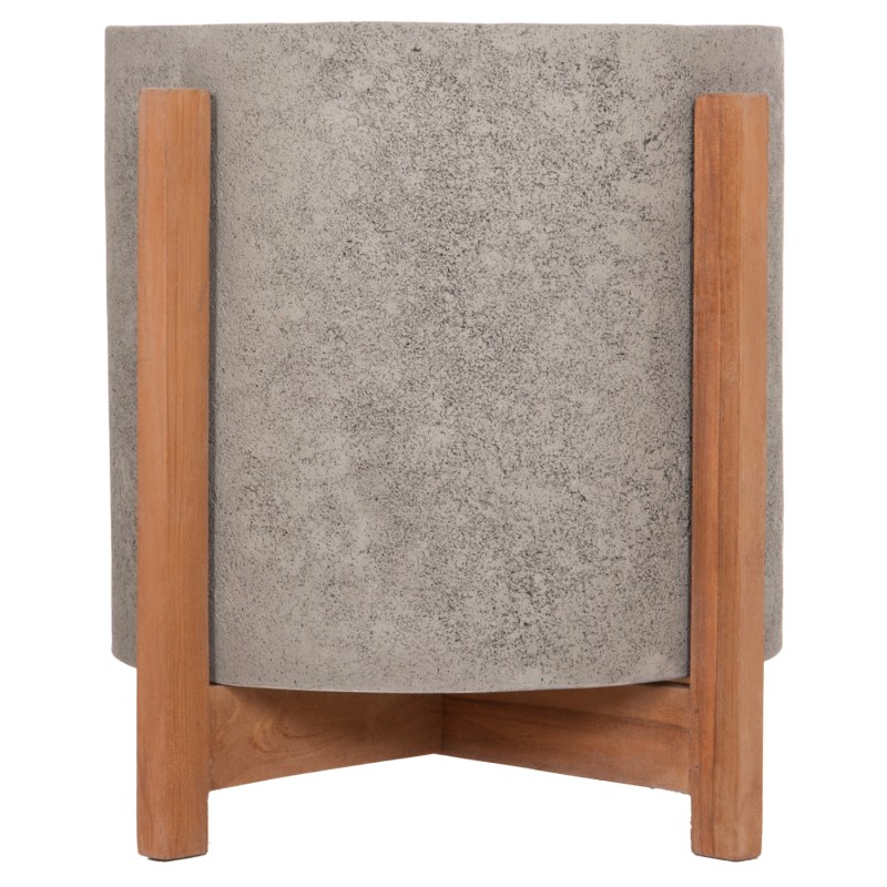 ΓΛΑΣΤΡΑ ΕΣΩΤ.ΧΩΡΟΥ HOFF HM4682.03M FIBER CEMENT ΓΚΡΙ-TEAK ΒΑΣΗ Φ40x39Υεκ