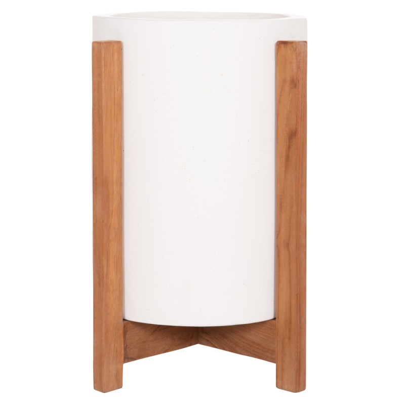 ΓΛΑΣΤΡΑ ΕΣΩΤ.ΧΩΡΟΥ HOFF HM4682.02S FIBER CEMENT ΛΕΥΚΟ-TEAK ΒΑΣΗ Φ33x42Υεκ