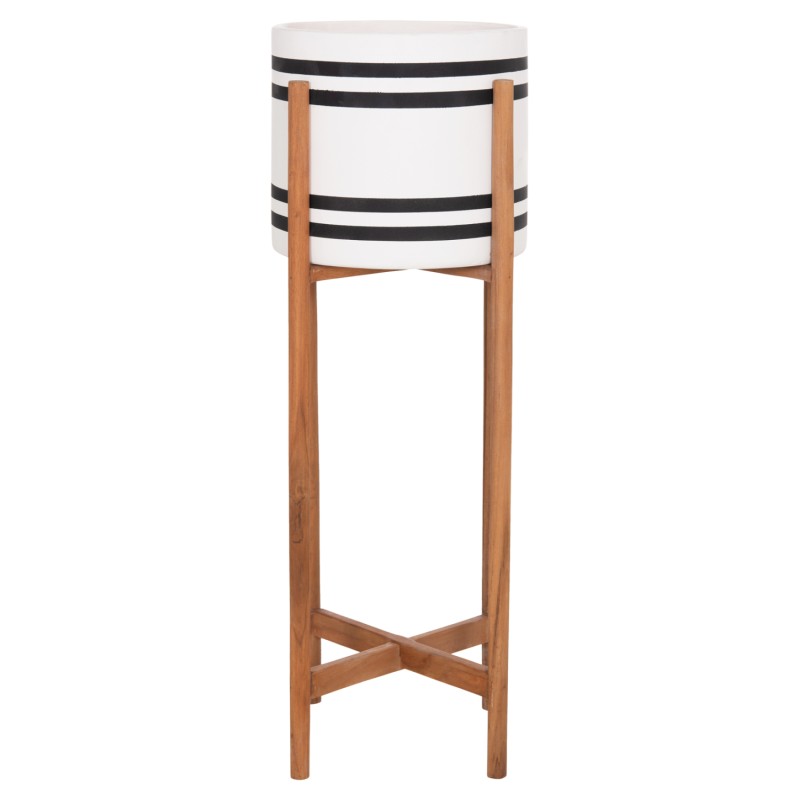 ΓΛΑΣΤΡΑ-ΚΑΣΠΟ ΕΣΩΤ.ΧΩΡΟΥ RENTIL HM4683M FIBER CEMENT ΛΕΥΚΟ/ΜΑΥΡΟ--ΒΑΣΗ TEAK Φ27x66Υεκ