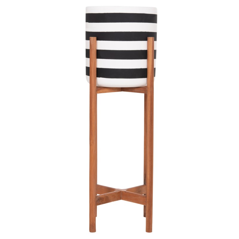 ΓΛΑΣΤΡΑ ΕΣΩΤ.ΧΩΡΟΥ RENTIL HM4683S FIBER CEMENT ΛΕΥΚΟ/ΜΑΥΡΟ--ΒΑΣΗ TEAK Φ23x60Υεκ