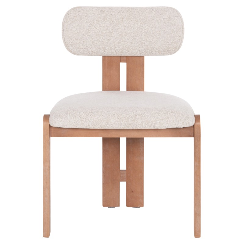 ΚΑΡΕΚΛΑ ΤΡΑΠΕΖΑΡΙΑΣ KARVO HM18252.01 ΜΠΕΖ ΥΦΑΣΜΑ--ΞΥΛΟ ΟΞΙΑΣ 57x50x79Υεκ