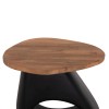 ΒΟΗΘΗΤΙΚΟ ΤΡΑΠΕΖΙ AIDA HM4692.01 FIBER CEMENT ΜΑΥΡΟ--ΞΥΛΟ TEAK TOP 47x60x59Υεκ