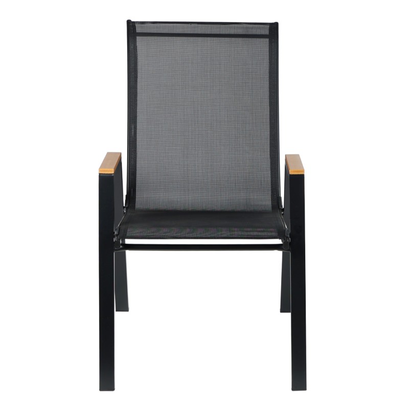 ΠΟΛΥΘΡΟΝΑ ΕΞ.ΧΩΡΟΥ LEONE HM6429.03 ΜΕΤΑΛΛΙΚΗ ΜΑΥΡΗ--TEXTILENE ΜΑΥΡΟ 54x74x91Υεκ