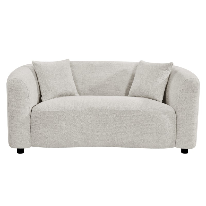 ΚΑΝΑΠΕΣ 2-ΘΕΣΙΟΣ NORD HM3322.02 ΑΝΟΙΧΤΟ ΜΠΕΖ ΥΦΑΣΜΑ 170x91x75Υεκ.