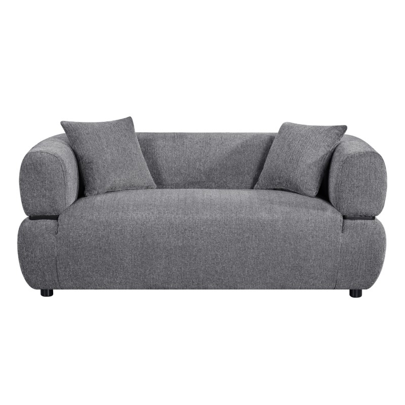 ΚΑΝΑΠΕΣ 2-ΘΕΣΙΟΣ ARCTIS HM3328.01 ΓΚΡΙ ΥΦΑΣΜΑ 169x88x68Υεκ.